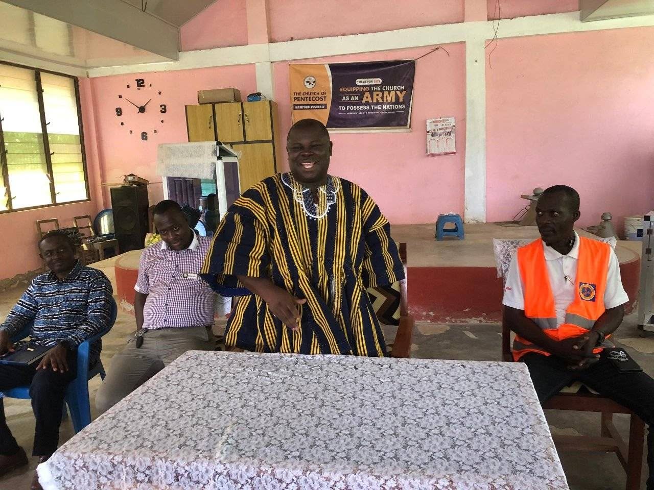 Akyem Mampong in the Atiwa West District connected to the National grid